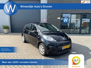 Peugeot 107 1.0 Access Accent Airco! 5Drs! 2013! Zwart! NAP!