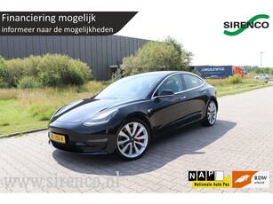 Tesla Model 3 Performance 75 kWh dual motor awd 463PK full