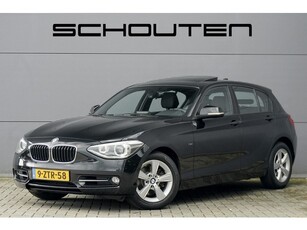 BMW 1-serie 118i Sport Line Leder Schuifdak Navi (bj 2014)