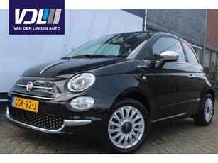 Fiat 500 1.0 Hybrid Panodak Parkeersensoren Half leer