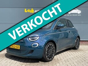 Fiat 500 La Prima 42 kWh *carplay *p-camera *leer *VERKOCHT*