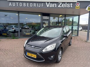 FORD C-MAX Grand 1.0 7 Pers. Airco, Multimedia voorbereiding, Bluetooth telefoonvoorbereiding, Stoelverwarming, Voorruit verwarmd, Parkeersensoren , Elektrische ramen voor en achter, Licht metalen velgen, Centrale vergrendeling met afstandsbediening, Nette auto i...