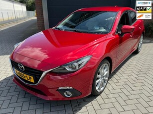 Mazda 3 2.0 GT-M, two ton leder, head up, zeer mooi