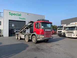 Scania P124-420 8x2 NCH cable system / Manual gearbox /