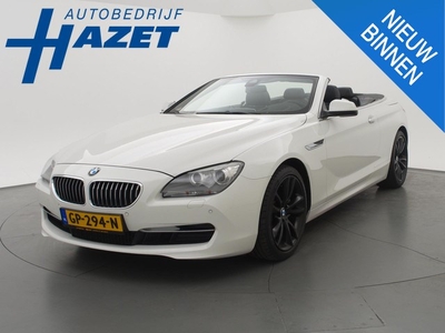 BMW 6-serie Cabrio 640i H.E. 320 PK AUT. *BTW* + LEDER /