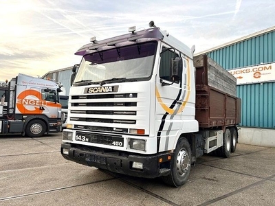 Scania R143-450 V8 STREAMLINE 6x2 FULL STEEL KIPPER (MANUAL