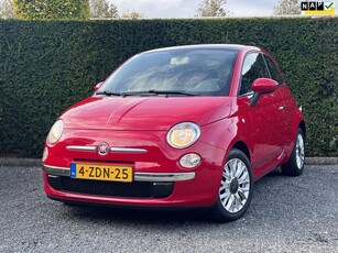 Fiat 500 0.9 TwinAir Turbo Lounge Glazen dak Half-leder