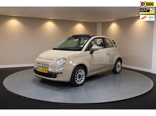 Fiat 500 C 1.2 Lounge *Cappuccino* Pracht-interieur! Cabrio