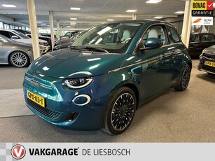 Fiat 500 La Prima 42 kWh/119pk/ Pano-dak / Leder / Camera /