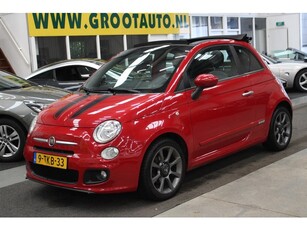 Fiat 500C 0.9 TwinAir 500S NAP, Half leder, Airco