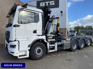 MAN TGS 35.480 8x4-4 BL CH met Kraan HMF 1943Z en haakarm