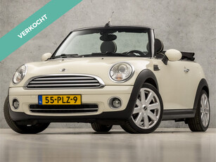 MINI Cabrio 1.6 Cooper Chili (NAVIGATIE, CLIMATE, STOELVERWARMING, HARMAN/KARDON, LEDEREN SPORTSTOELEN, XENON, CRUISE, MULTIFUNCTIONEEL STUURWIEL, SOFTTOP, NIEUWSTAAT)