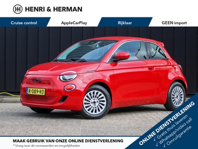 FIAT 500 500e RED 42 kWh 3-fase (RIJKLAAR!!/Direct rijden/Climate/AppleCarPlay/NL auto!)