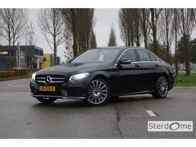 MERCEDES C-KLASSE 180 Ambition AMG l Leder Twin l Audio MB 20 l Parkeersensoren l Airco l Tempomaat l Stoelverwarming l Regensensor l l 6 versnellingen l AMG velgen l Navigatie I