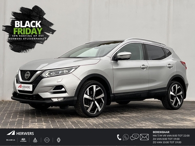 NISSAN QASHQAI 1.3 DIG-T Tekna 160pk Automaat / 1500kg Trekgewicht / Panorama dak / Camera 360° / Apple Carplay Android /