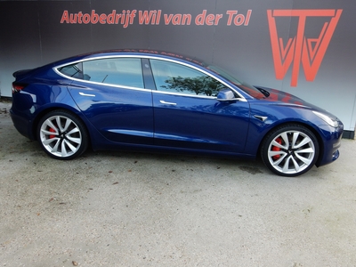 TESLA MODEL 3 PERFORMANCE AWD | AUTOPILOT | 1e EIG. | BTW-AUTO | 463 PK | 4% BIJTELLING!!