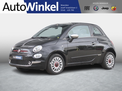 FIAT 500 Hybrid Red | Uit voorraad leverbaar | Airco | Cruise | Apple Carplay | Priv. glass | PDC | Chrome Pack