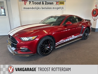 FORD MUSTANG Fastback 2.3 EcoBoost Shaker audio | Stoelverwarming+koeling | Achteruitrijcamera | Adaptief onderstel | Keyless | Elek. lederen bekleding | Kleppensysteem | Navigatie | Cruise control | Climate control