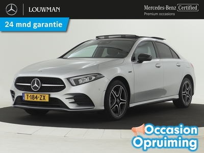 MERCEDES A-KLASSE 250e Limousine AMG Limited | AMG styling | AMG Line | Sfeerverlichting | Panorama schuifdak in glas | Navigatie | Nightpakket | inclusief 24 maanden MB Certified garantie voor europa |