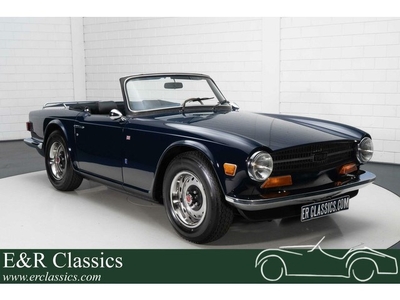 Triumph TR6 Gerestaureerd Overdrive Royal Blue 1974