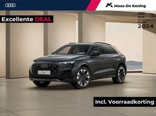 Audi Q8 Pro Line S 55 TFSI e 290 kW / 394 pk CUV 8 versn. Audi Q8 55 TFSI e Pro Line S · B&O sound systeem · Comfortsleutel · Panoramadak · Optiekpakket zwart · Assistentiepakket tour + parking