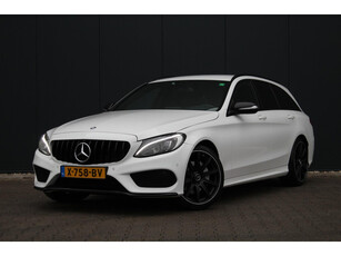 Mercedes-Benz C-klasse Estate 180 Edition 1 AMG / Night pakket | Trekhaak | Automaat | Dealer onderhouden | Leder | APK |