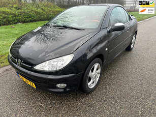 Peugeot 206 CC 1.6-16V,Airco,2 Kleuren Leer,Lm Velgen