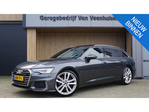 Audi A6 Avant 45 TFSI 245pk Quattro 3x S-Line Pano.Dak Achteras-Besturing Head-Up B&O 21inch LM Audi-Sport Virtual Cockpit *Complete A6* 73780km!