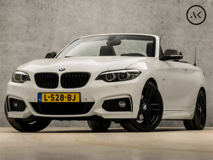 BMW 2 Serie Cabrio 220i M Sport 184Pk Automaat (FACELIFT, NAVIGATIE, M PAKKET, DEALER ONDERHOUDEN, STOELVERWARMING, ALCANTARA SPORTSTOELEN, DIGITAL COCKPIT, SPORT AUTOMAAT, FLIPPERS, NIEUWSTAAT)