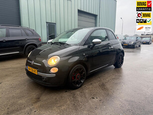 Fiat 500 1.4-16V Sport 6bak zwart leuke auto