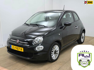 Fiat 500 Occasion 0.9 TwinAir Turbo Popstar Connected met telefoon | Tweedehands Fiat 500 in zwart | Nette auto binnen en buiten