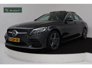 Mercedes-Benz C-klasse 180 Business Solution AMG Automaat (PANORAMADAK, NAVIGATIE, CAMERA, PDC, CRUISE, NL-AUTO, GOED ONDERHOUDEN)