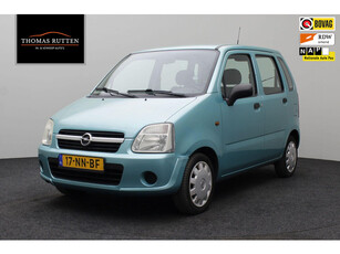 Opel Agila 1.0-12V Essentia 2003 NAP | Nieuwe APK | Radio | 2 sleutels | Stuurbekrachtiging | Boekjes | Meegespoten bumpers