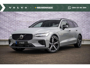 Volvo V60 2.0 T6 Plug-in hybrid AWD Ultra Dark | Uit Voorraad Leverbaar | Panoramadak | Donker Glas | 360 Camera | Power Seats | Adaptieve Cruise Control |