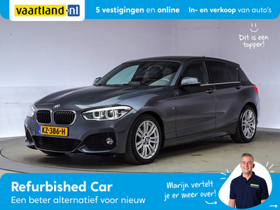 BMW 1-serie 118i M Sport High Executive Aut. [ Harman/Kardon Navi prof. Leder Memoryseats ]