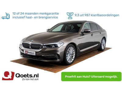 BMW 5-serie 530i xDrive High Executive Luxury Line - Elektrisch Schuifdak - Comfort Access - Adaptive LED - Driving Assistant Plus - Stoelverwarming en ventilatie - Head-up Display