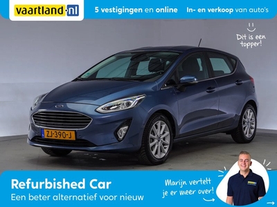 Ford Fiesta 1.0 EcoBoost 100pk Titanium 5-drs [ Navi Apple Carplay/Android Auto Climate ]