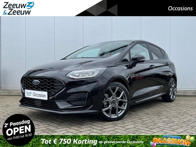 Ford Fiesta 1.0 EcoBoost Hybrid ST-Line 125pk Automaat | Direct Leverbaar | Winter Pack | Achteruitrijcamera | Led Koplampen | Navigatie | Privacy Glass | Fabrieksgarantie! |