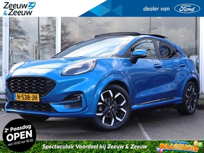 Ford Puma 1.0 EcoBoost Hybrid ST-Line X First Edition | Adaptieve cruisecontrol | Panoramadak | El. Achterklep | Led koplampen | Winterpack | Camera | Halfleder | 18