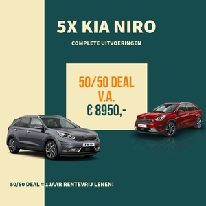 Kia Niro HYBRID 5x IN DIVERSE UITVOERINGEN NIEUW IN ONZE VOORRAAD VANAF 8950,-