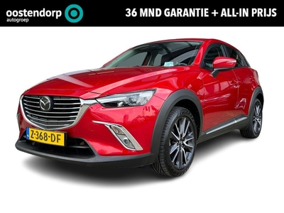 Mazda CX-3 2.0 SkyActiv-G 120 GT-M | Rijklaarprijs! | Navigatie | Cruise Control | Stof Leder | Stoel & Stuur-verwarming | Inclusief 36 mnd Garantie! |