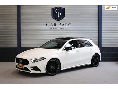 Mercedes-Benz A-klasse 200 / 35 AMG LED/VIRTUAL/SFEER/PANO/HALF LEDER+S.VERWARMING/LMV/LINE/ACC/ECC/12 MDN GARANTIE!