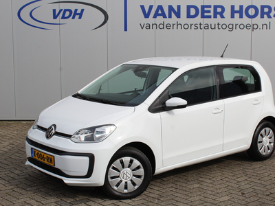 VOLKSWAGEN UP! 1.0-65pk 5drs. Slechts 22,- wegenbelasting ! Airco, radio, telefoonvoorb., 5drs., Isofix, lane assist etc.