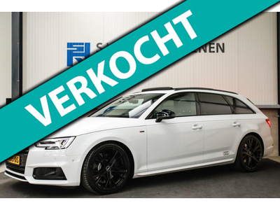 Audi A4 Avant 45 2.0TFSI S line Black Edition Facelift 252pk S-Tronic! 1e Eig|DLR|Panoramadak|Virtual Cockpit|Leder|LED|ACC|Black