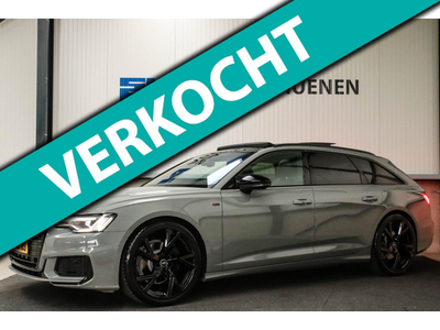 Audi A6 Avant 45 2.0TFSI Quattro S line Edition 245pk Automaat! 1e|Audi Exclusive Nardo|Panoramadak|Leder|LED Matrix|Black|21inch