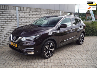 Nissan Qashqai 1.3 DIG-T Premium Edition Autom Panodak Leder Stoelverw Navi 360 Camera Clima 2x PDC LMV ENZ NL Auto.