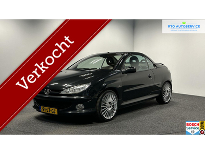 Peugeot 206 CC 2.0-16V|Leer|Airco|Cabrio|197.000 KM NAP|