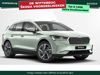 SKODA ENYAQ IV 80 77 kWh Klimaat/ Comfort/ Warmtepomp/ Assistentie plus Achteruitrijcamer/AppleCarplay/Keyless