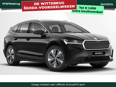 SKODA ENYAQ IV 80 77 kWh Panoramadak / Wegklapbare trekhaak Achteruitrijcamer/AppleCarplay/Keyless