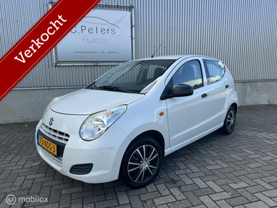 Suzuki Alto VERKOCHT 1.0 Comfort 2010 / Airco / Wit metallic / 4seizoensbanden / 5deurs / NAP